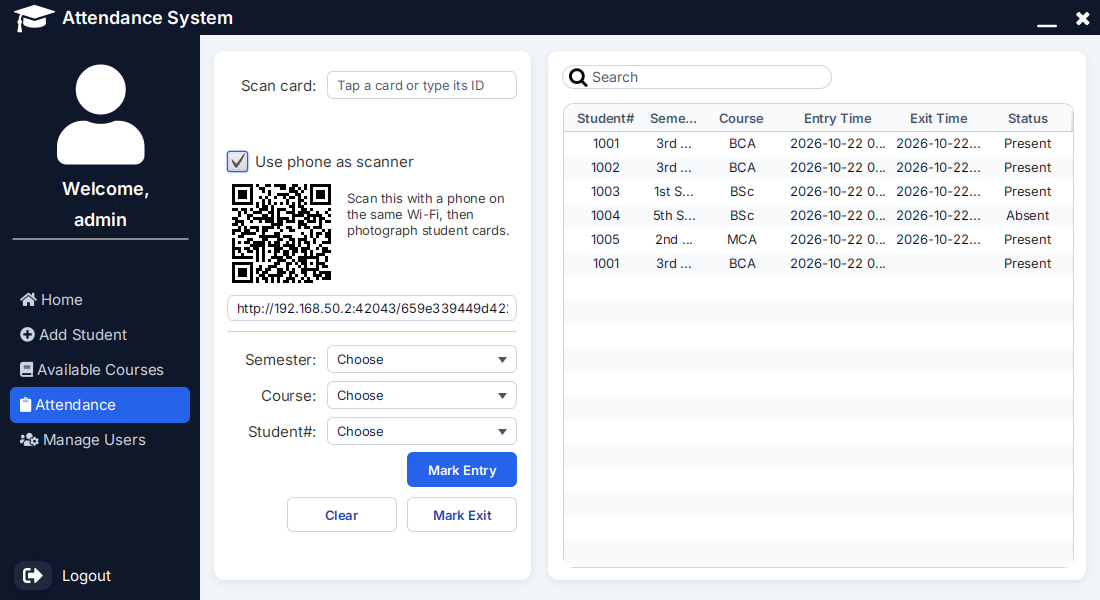 Phone scanner